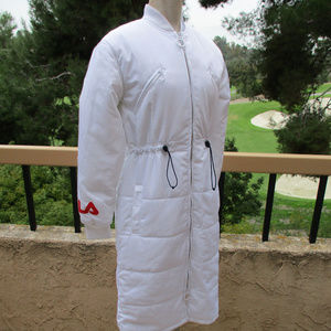 NWOT ~ FILA WHITE COAT ~ S ~ ITALIAN LINE ~